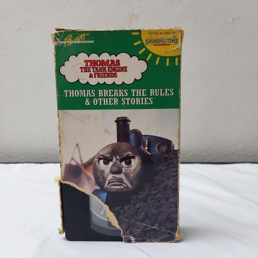Thomas The Tank Engine & Friends: Thomas Breaks The Rules VHS Rare Ringo Starr